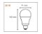 LAMPADA LED BULBO 12W 4000K  E27 1018LM  LEDVANCE - Imagem 2