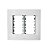 PLACA 4X4 6 POSTOS BR SUBLIME PEZZI - Imagem 1