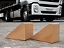 2 Unidades Calço Madeira Roda Para Onibus Caminhão 15x15x20cm - Imagem 2