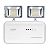 Luz de Emergência LED Autônoma 1200 Lúmens 2 Faróis - Imagem 1