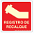 Placa de Sinalização Fotoluminescente Registro de Recalque - Imagem 1