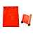 Bandeirola de Sinalização Laranja reforçada para escada 30cm x 35cm - Imagem 2
