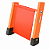 Bandeirola de Sinalização Laranja reforçada para escada 30cm x 35cm - Imagem 3