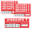 Pacote com 50 Lacres Adesivo Para Hidrante Destrutível Calendário - Imagem 1