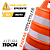 Cone Barril Sinalizador de Tráfego - PLT1,10 cm x 55cm- Laranja - Imagem 2