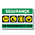 Placa Segurança - Uso Obrigatório de EPI 40 x 30 cm - Imagem 1