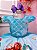 Vestido Infantil Princesa Ariel Sereia Peito Escamas Filme Super luxo festa RO3277AZ12 - Imagem 3