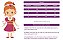 Vestido Infantil Confeitaria da Minnie Peito Com Strass super luxo festa RO0637PK - Imagem 2