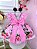 Vestido Infantil Minnie Florido de Rosas C/ Pérolas Festas super luxo festa RO3413RS - Imagem 4