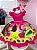 Vestido Infantil Masha e o Urso na Floresta C/ Tiara Strass Luxo Festa RO1011PK - Imagem 1
