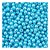 Perola Irizada 8mm Com Furo Aprox 100 pçs Turquesa - Imagem 1