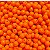 Perola Leitosa 6mm Com Furo Aprox 100 Unidades Laranja - Imagem 1