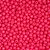Perola Leitosa 8mm Com Furo Aprox 100 Miçangas Pink - Imagem 1