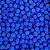 Aprox 100 Perolas Craqueladas 10mm Amora Abs Azul Royal - Imagem 1