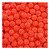 Aprox 100 Perolas Craqueladas 10mm Amora Abs Vermelho - Imagem 1