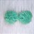 2 Uni Pompom Pelúcia 7cm Pelo Verde Água - Imagem 1