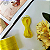 10 metros fio acetinado rabo de rato 1mm amarelo - Imagem 1
