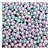 Aprox 1000 Perolas Com Furo 6mm Tie Dye P Pulseiras E Colares Biju - Imagem 1