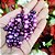 100g Mix De Miçangas P Bijuterias Pulseiras E Tiaras 6 a 10mm Roxo - Imagem 3