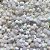 100g Mix De Miçangas P Bijuterias Pulseiras E Tiaras 6 a 10mm Branco - Imagem 1