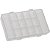 Organizador M Retangular 14 Divisórias Com Tampa 14x23x3,5 - Imagem 1