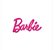 Kit com 5 apliques Emborrachados Barbie Pink 4cm - Imagem 1