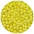 Aprox 300 Miçangas Pérola Amarela Bola 8mm Passante para bijuteria 80g - Imagem 1