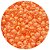 Aprox 300 Miçangas Pérola Laranja Bola 8mm Passante para bijuteria 80g - Imagem 1