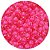 Aprox 300 Miçangas Pérola Pink Bola 8mm Passante para bijuteria 80g - Imagem 1