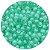 Aprox 300 Miçangas Pérola Verde Água Bola 8mm Passante para bijuteria 80g - Imagem 1