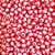 500 Pérolas Miçangas Sextavada 6mm Facetada cor Goiaba - Imagem 1