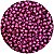 100 Miçangas Pérola Sextavada de 8mm cor Roxo - Imagem 1