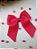 Kit 3 Laços com Ponta Dupla Infantil Hair Clip Presilha de Cabelo cor Rosa e Vinho - Imagem 2