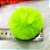 50 Uni Pompom Pelúcia 7cm Pelo Verde Neon - Imagem 2