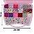 Kit Maleta Miçangas 3.405 pçs p/ montar Bijuteria Infantil c/ Fio Pulseira Colar Artesanato - Imagem 3