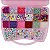 Kit Maleta Miçangas 3.405 pçs p/ montar Bijuteria Infantil c/ Fio Pulseira Colar Artesanato - Imagem 1