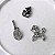 Kit 12 Pins P/ Crocs cor Prata Charm Feminino Laço Flor Love Borboleta e Outros - Imagem 6