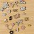 Kit 12 Pins P/ Crocs cor Mix Dourado e Prata Charm Feminino Laço Flor Love Borboleta e Outros - Imagem 2