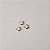 Miçangas Entremeio Kit com 40g Borboleta Dourado ABS p/ Bijuterias Artesanato - Imagem 2