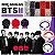 Miçangas Letras BTS Kit 300pçs cor Branco Preto Kpop Pulseiras DIY - Imagem 6