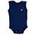 Body de Bebê Regata Azul Marinho Liso - Imagem 1