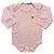 Body de Bebê Manga Longa Rosa Bebê - Imagem 1