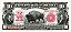 Réplica do Dolar Bisão Americano, Índio e Águia Negra - Imagem 2