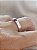 Anel Unissex  Prata Pedra 4x4mm zirconia - Imagem 3