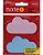 Bloco de Notas Adesivas - Molin - Transparente Nuvens 2 Blocos c/ 25 folhas (45MM X 8MM) - Imagem 1