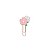 Marcador de Página - Molin - Love Flower Rosa - Imagem 1