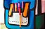 Mochila Be Bold - Newpen - Cartoon 2D Azul - Imagem 5