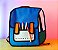 Mochila Be Bold - Newpen - Cartoon 2D Azul - Imagem 2