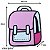 Mochila Be Bold - Newpen - Cartoon 2D Rosa - Imagem 3