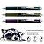 Kit 3 Caneta Gel - Pentel - Energel Black Colors Collections - Imagem 2